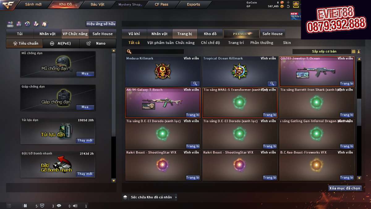shop acc cf uy tin gia re